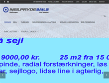 Tablet Screenshot of neilprydesails.dk
